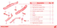 SUPPORTS VALISES pour Honda XL 750 TRANSALP de 2023