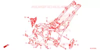 CADRE pour Honda XL 750 TRANSALP -4ED- de 2023