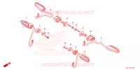CLIGNOTANT pour Honda XL 750 TRANSALP -4ED- de 2023