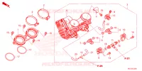 CORPS DE PAPILLON pour Honda XL 750 TRANSALP de 2023