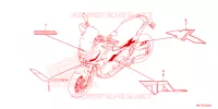 AUTOCOLLANTS pour Honda X ADV 750 LOWER de 2023