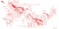 COUVERCLES LATERAUX pour Honda X ADV 750 LOWER de 2023