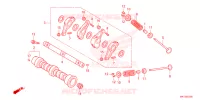 ARBRE A CAMES   SOUPAPE pour Honda X ADV 750 LOWER de 2023