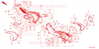 COUVERCLES LATERAUX pour Honda X ADV 750 LOWER de 2023