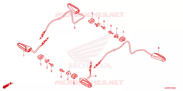 CLIGNOTANT Honda MOTO 150 RS 2024  FS150FAP_MA