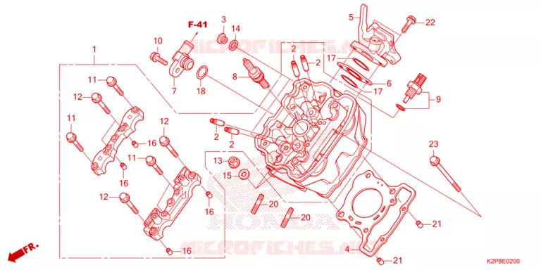CULASSE Honda MOTO 150 RS 2024  FS150FAP_MA