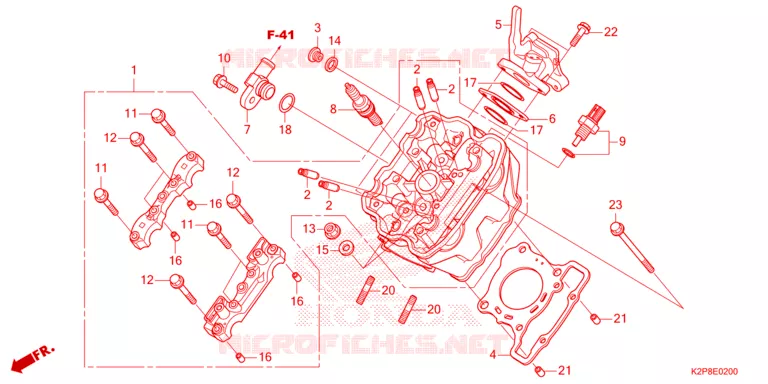 CULASSE Honda MOTO 150 RS 2023  FS150FAP_MA