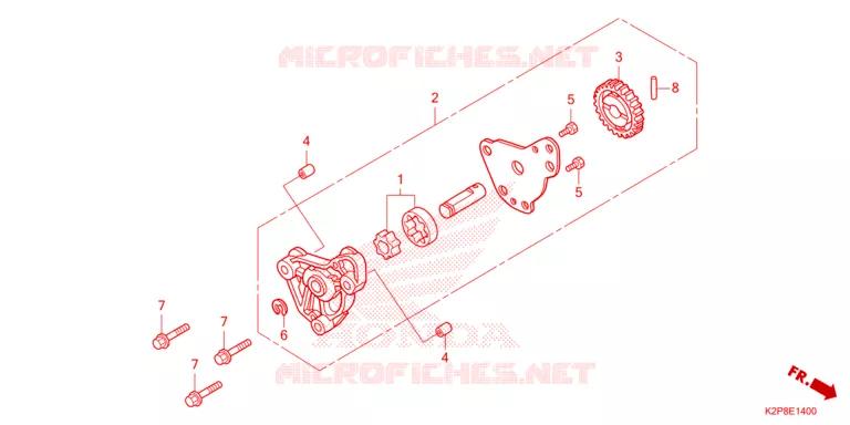 POMPE A HUILE Honda MOTO 150 RS 2024  FS150FAP_MA