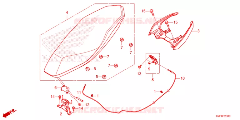 SELLE Honda MOTO 150 RS 2024  FS150FAP_MA