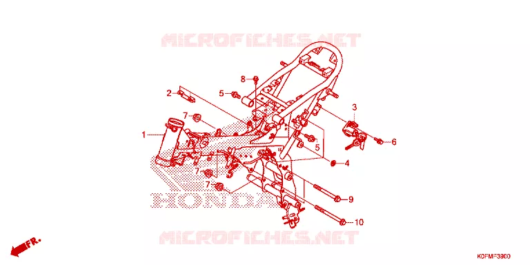 CADRE Honda MOTO 125 MONKEY 2020  Z125ML