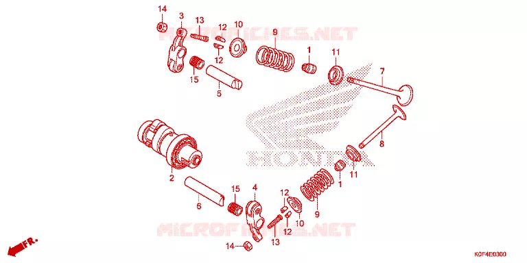 ARBRE A CAMES - SOUPAPE Honda MOTO 125 MONKEY 2020  Z125ML