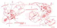 AUTOCOLLANTS pour Honda GL 1800 GOLD WING DCT de 2023