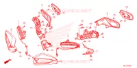 CLIGNOTANT   RETROVISEUR pour Honda GL 1800 GOLD WING DCT de 2023