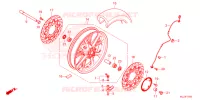 ROUE AVANT pour Honda GL 1800 GOLD WING DCT de 2023