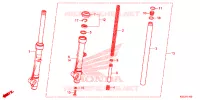 FOURCHE pour Honda BIZ 125 de 2023
