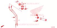 POIGNEE   COMMODO   CABLE pour Honda BIZ 125 de 2023