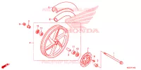 ROUE AVANT pour Honda BIZ 125 de 2023
