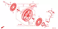ROUE AVANT pour Honda CBR 1000 RR SP BREMBO de 2023