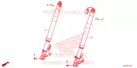 FOURCHE pour Honda CBR 1000 RR SP BREMBO de 2023