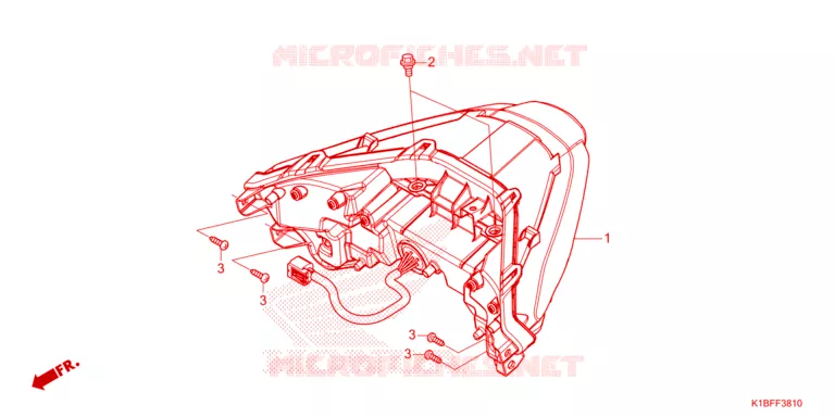 FEUX ARRIERE Honda SCOOTER 350 FORZA 2023  NSS350AP