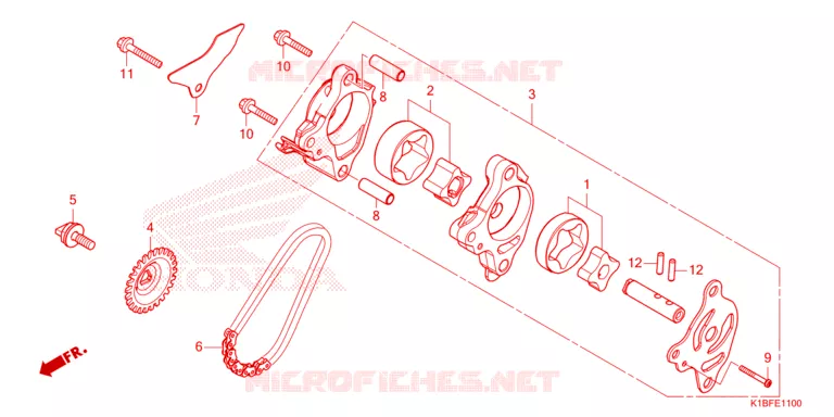 POMPE A HUILE Honda SCOOTER 350 FORZA 2023  NSS350AP