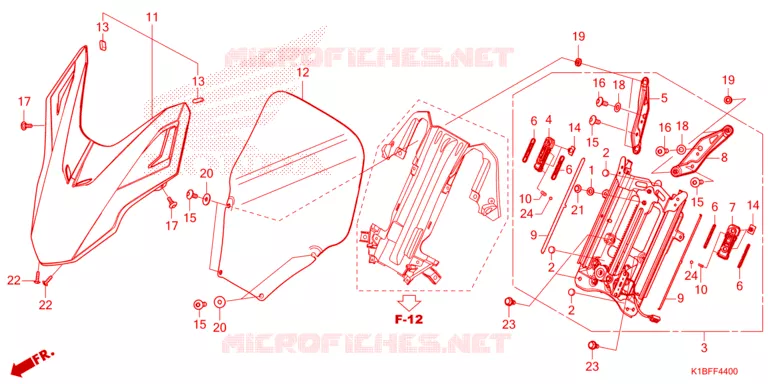 PARE BRISE Honda SCOOTER 350 FORZA 2023  NSS350AP