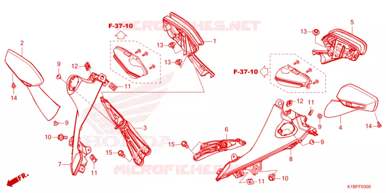 RETROVISEUR Honda SCOOTER 350 FORZA 2023  NSS350AP