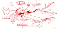 AUTOCOLLANTS pour Honda CBR 1000 RR SP BREMBO de 2022