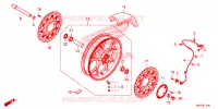 ROUE AVANT pour Honda CBR 1000 RR SP BREMBO de 2022