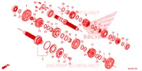 BOITE DE VITESSES pour Honda CBR 1000 RR SP BREMBO de 2022