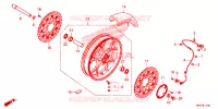 ROUE AVANT pour Honda CBR 1000 RR SP BREMBO de 2022