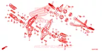 REPOSE PIED pour Honda CB 300 R ABS de 2020
