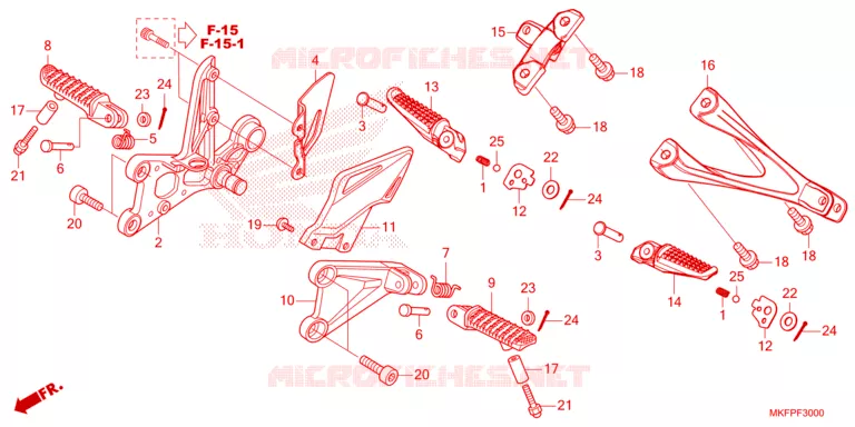 REPOSE PIED Honda MOTO 1000 CBR 2023  CBR1000RRP
