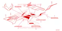 AUTOCOLLANTS pour Honda CBR 250 RR SPECIAL de 2022