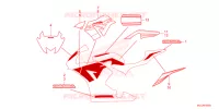 AUTOCOLLANTS pour Honda CBR 600 RR ABS de 2023