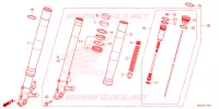 FOURCHE pour Honda CBR 600 RR ABS de 2023