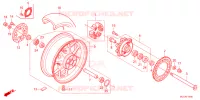 ROUE ARRIERE pour Honda CBR 600 RR ABS de 2023