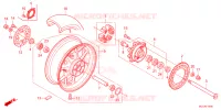 ROUE ARRIERE pour Honda CBR 600 RR de 2023