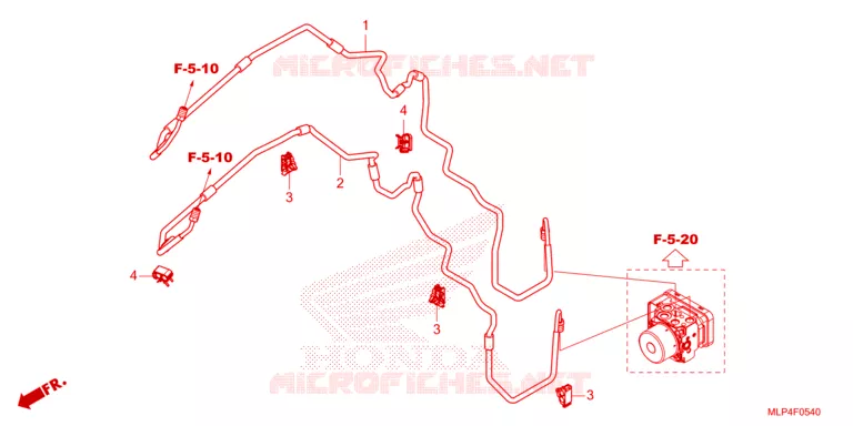 DURITE DE FREIN ARRIERE Honda MOTO 500 CL 2023  CL500AP
