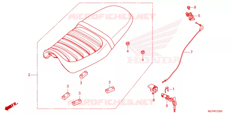 SELLE Honda MOTO 500 CL 2023  CL500AP