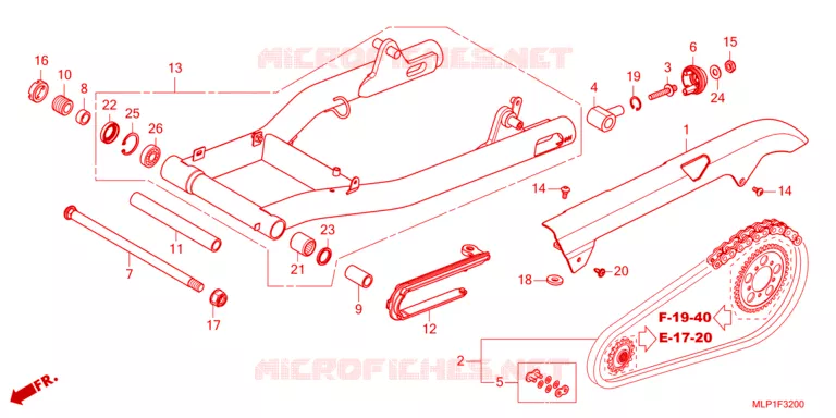 BRAS OSCILLANT Honda MOTO 500 CL 2024  CL500AP
