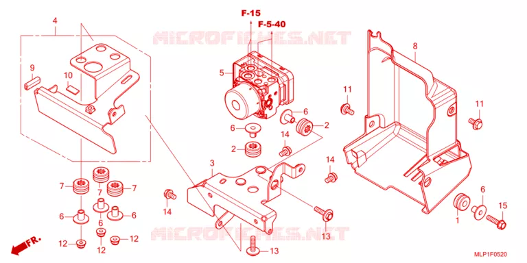 MODULATEUR ABS/SUPPORT Honda MOTO 500 CL 2024  CL500AP
