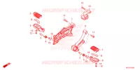 REPOSE PIED pour Honda REBEL 300 ABS de 2023
