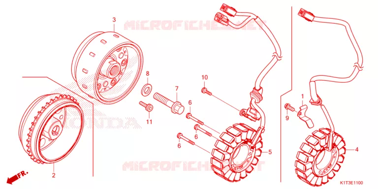 ALTERNATEUR Honda MOTO 250 CRF 2021  CRF250LRAM
