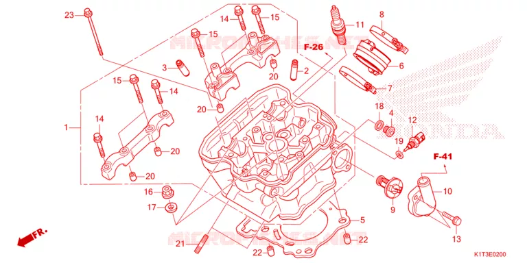 CULASSE Honda MOTO 250 CRF 2022  CRF250LRAM