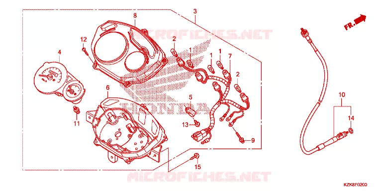 COMPTEUR Honda SCOOTER 110 DIO 2013  SCV110FBC