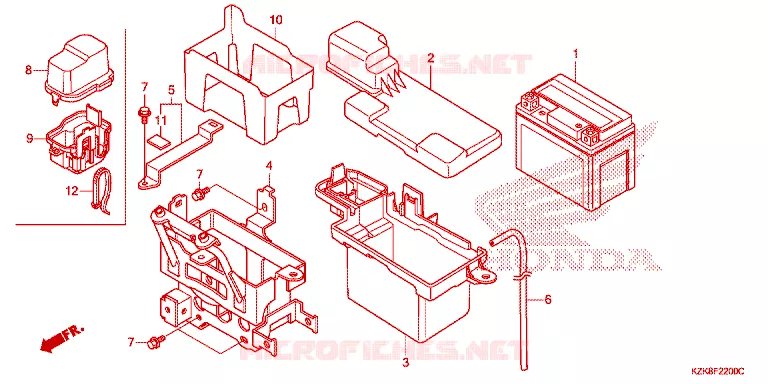 BATTERIE Honda SCOOTER 110 DIO 2013  SCV110FBC