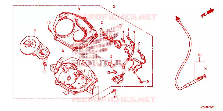 COMPTEUR Honda SCOOTER 110 DIO 2014  SCV110FBC