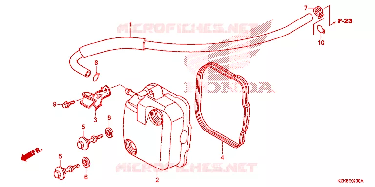 COUVRE CULASSE Honda SCOOTER 110 DIO 2012  SCV110FC