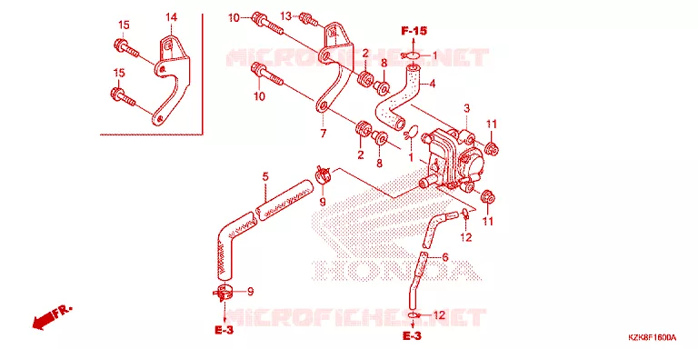 FILTRE A AIR - SOUPAPE D'AIR Honda SCOOTER 110 DIO 2018  SCV110FH